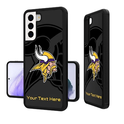 Minnesota Vikings Personalized Tilt Design Galaxy Bump Case