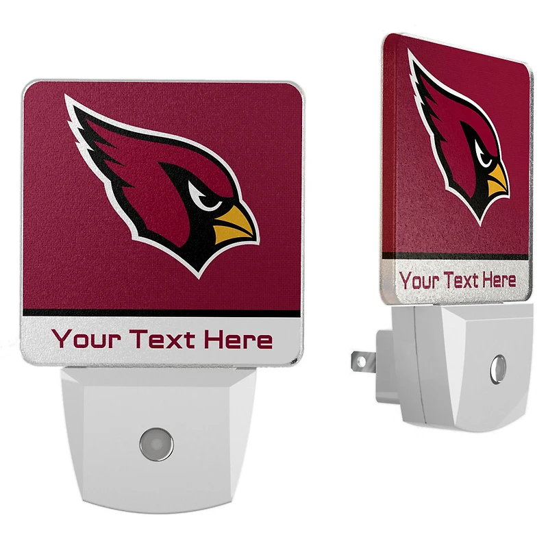 Arizona Cardinals Personalized 2-Piece Nightlight Set