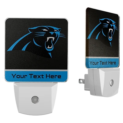 Carolina Panthers Personalized 2-Piece Nightlight Set