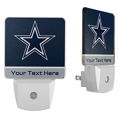 Dallas Cowboys Personalized 2-Piece Nightlight Set