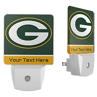 Green Bay Packers Personalized 2-Piece Nightlight Set