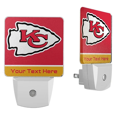 Kansas City Chiefs Personalized 2-Piece Nightlight Set