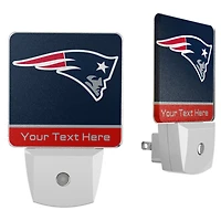 New England Patriots Personalized 2-Piece Nightlight Set