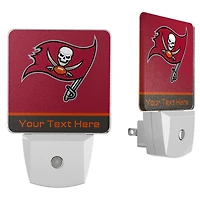 Tampa Bay Buccaneers Personalized 2-Piece Nightlight Set