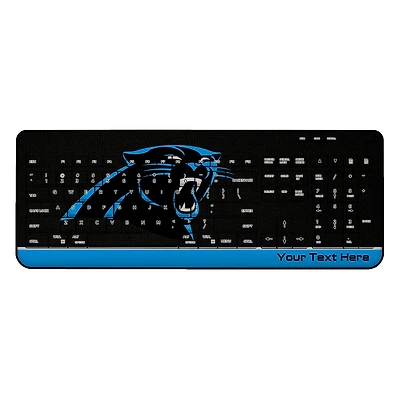Carolina Panthers Personalized Wireless Keyboard