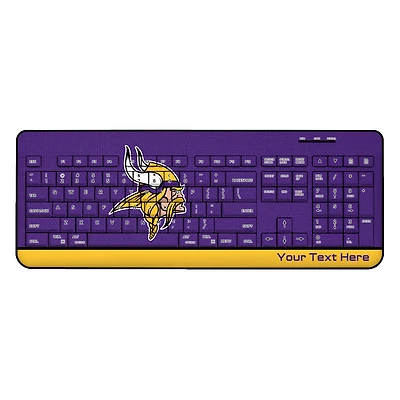 Minnesota Vikings Personalized Wireless Keyboard
