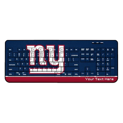 New York Giants Personalized Wireless Keyboard