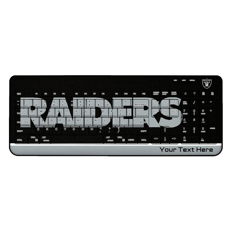 Las Vegas Raiders Personalized Wireless Keyboard