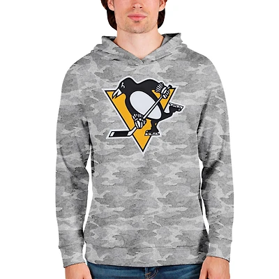 Men's Antigua Camo Pittsburgh Penguins Absolute Pullover Hoodie