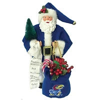 Royal Kansas Jayhawks 12'' Santa