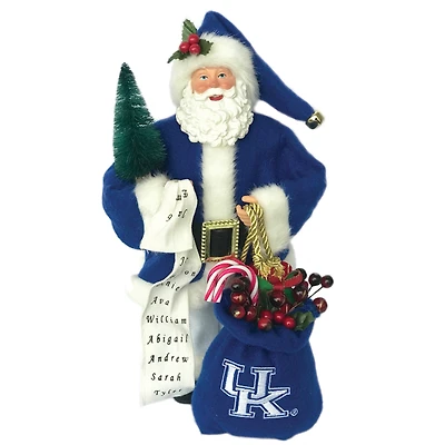 Royal Kentucky Wildcats 12'' Santa