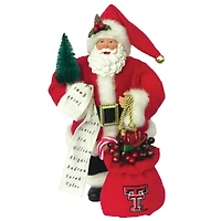 Red Texas Tech Red Raiders 12'' Santa