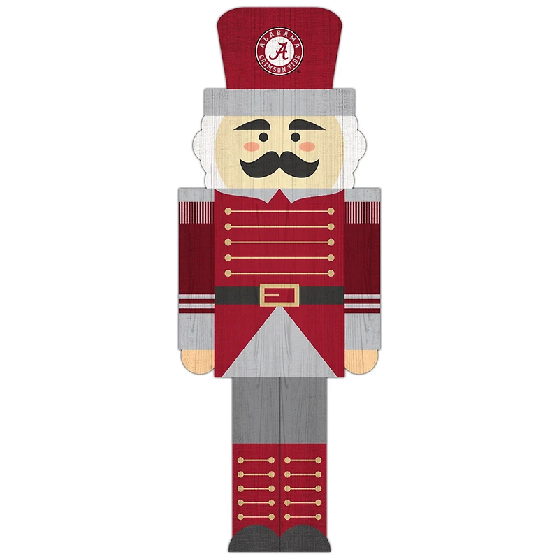 Alabama Crimson Tide 31'' Nutcracker Leaner