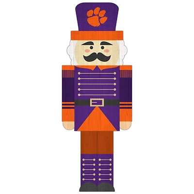 Clemson Tigers 31'' Nutcracker Leaner
