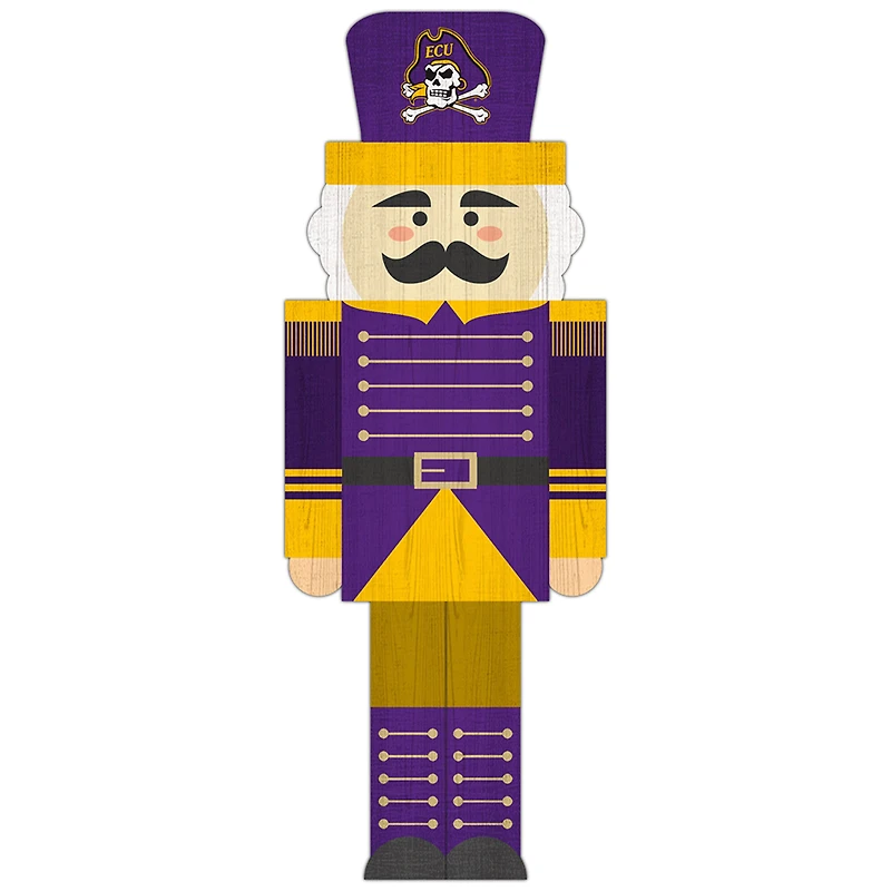 ECU Pirates 31'' Nutcracker Leaner