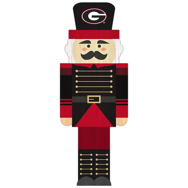 Georgia Bulldogs 31'' Nutcracker Leaner