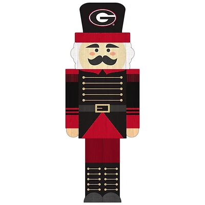 Georgia Bulldogs 31'' Nutcracker Leaner