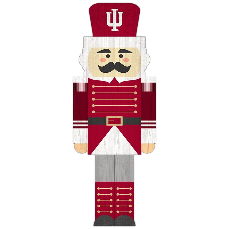 Indiana Hoosiers 31'' Nutcracker Leaner