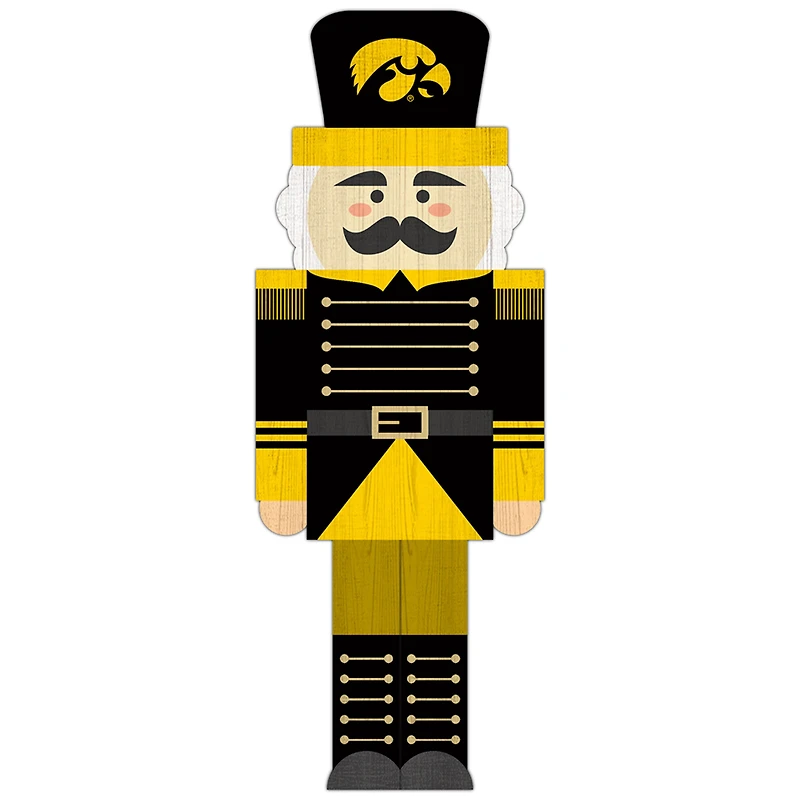 Iowa Hawkeyes 31'' Nutcracker Leaner