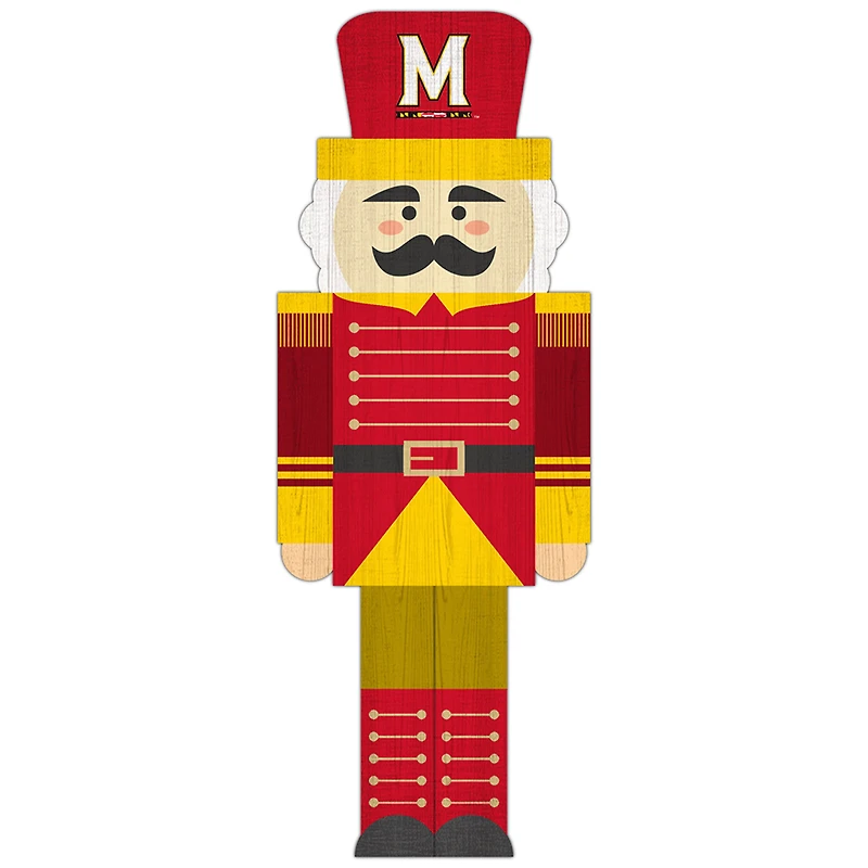 Maryland Terrapins 31'' Nutcracker Leaner