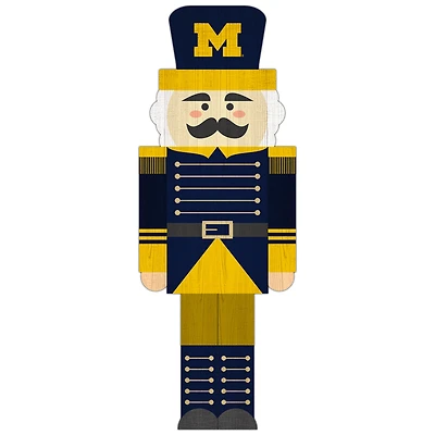 Michigan Wolverines 31'' Nutcracker Leaner