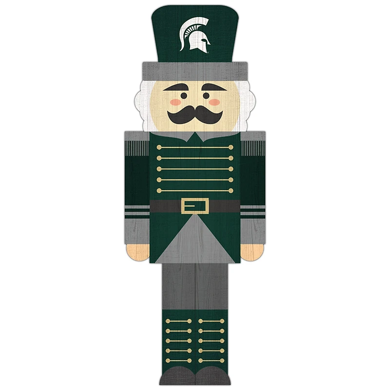 Michigan State Spartans 31'' Nutcracker Leaner