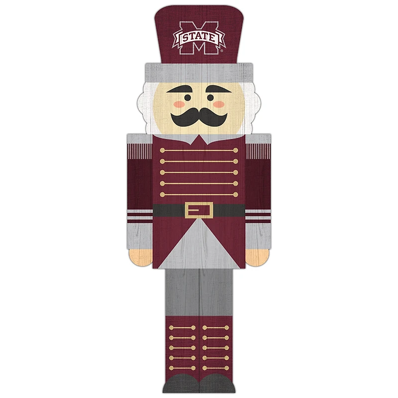 Mississippi State Bulldogs 31'' Nutcracker Leaner