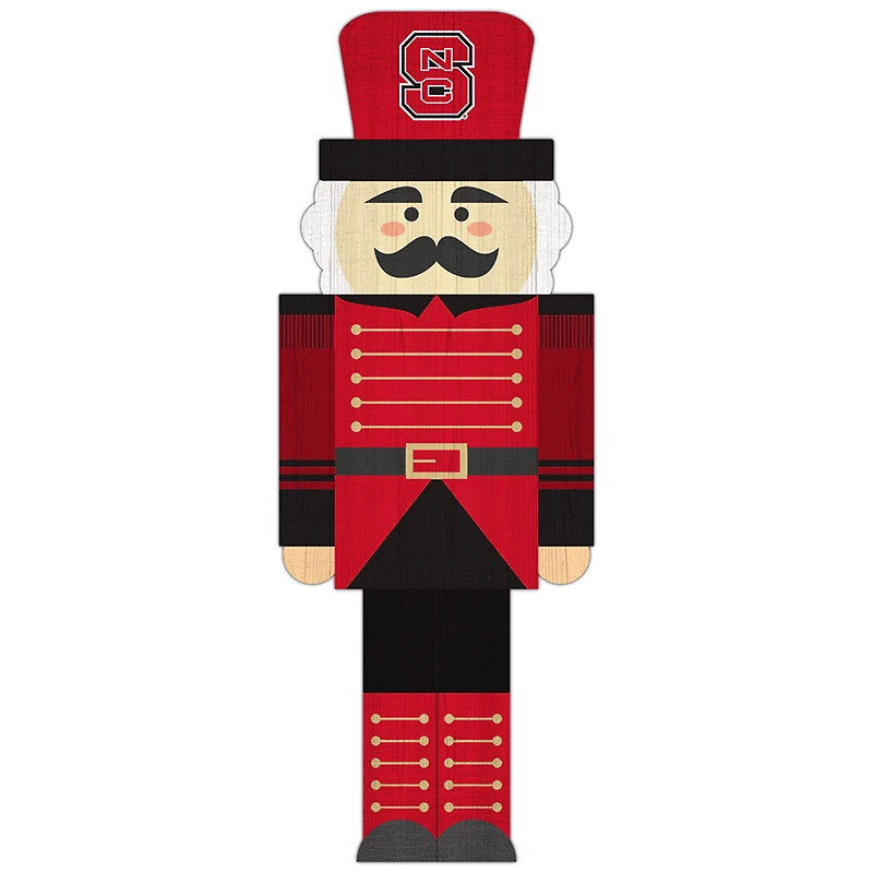 NC State Wolfpack 31'' Nutcracker Leaner