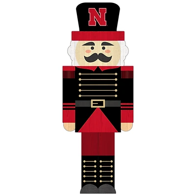 Nebraska Huskers 31'' Nutcracker Leaner