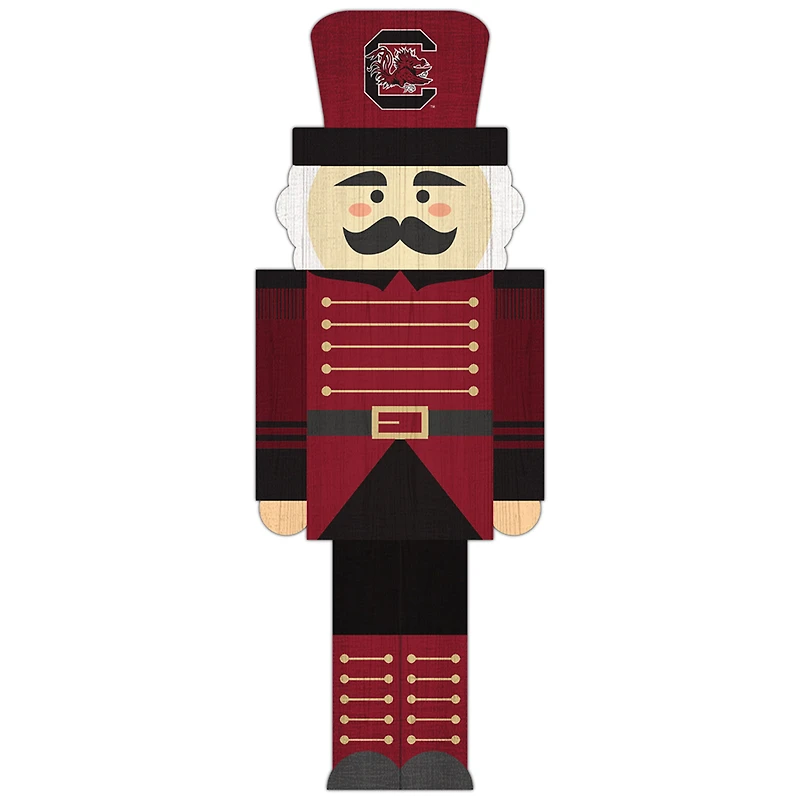 South Carolina Gamecocks 31'' Nutcracker Leaner