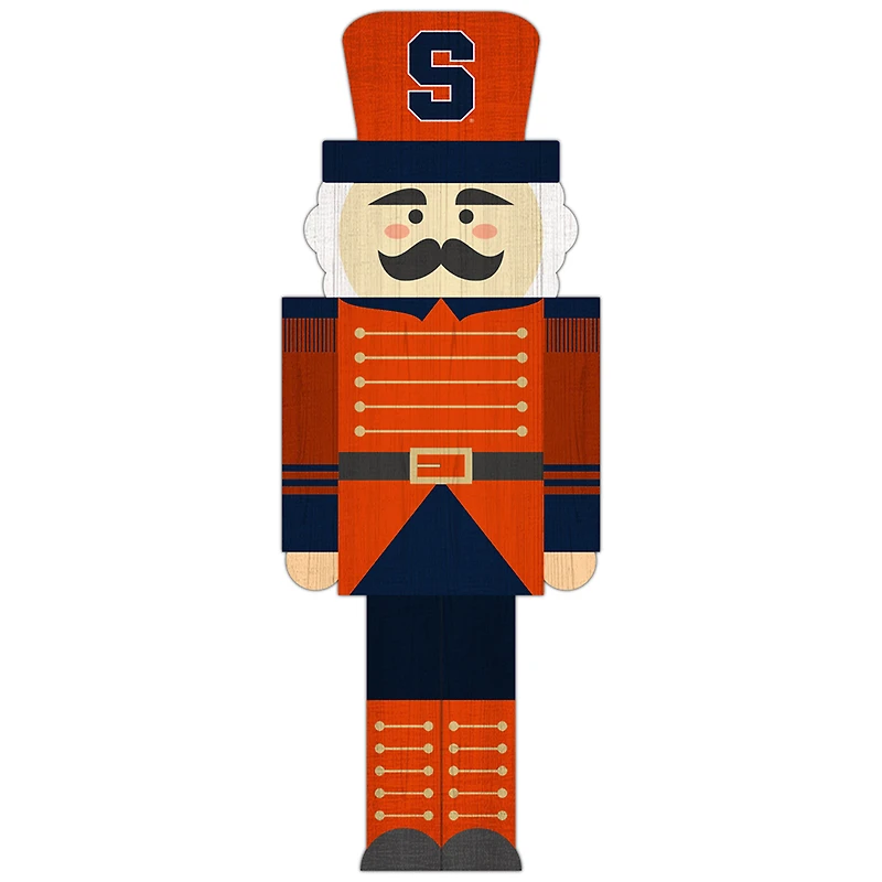 Syracuse Orange 31'' Nutcracker Leaner