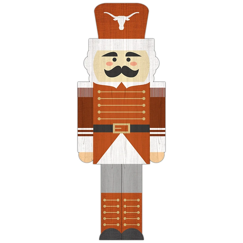 Texas Longhorns 31'' Nutcracker Leaner
