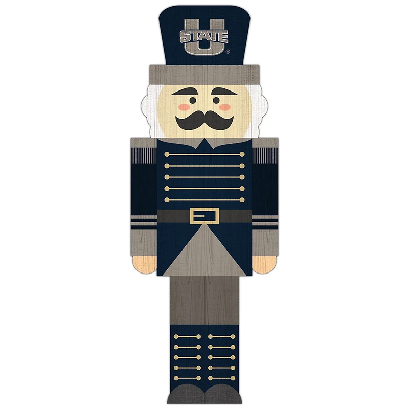 Utah State Aggies 31'' Nutcracker Leaner