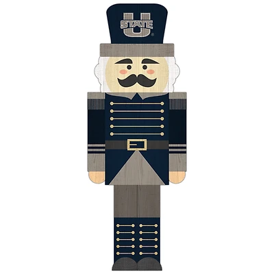 Utah State Aggies 31'' Nutcracker Leaner