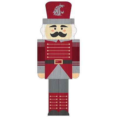 Washington State Cougars 31'' Nutcracker Leaner