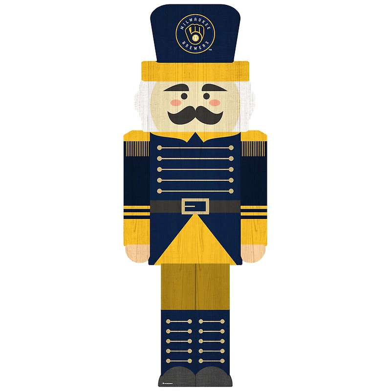 Milwaukee Brewers 31'' Nutcracker Leaner