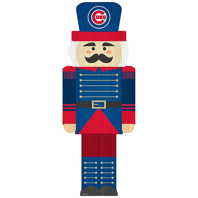 Chicago Cubs 31'' Nutcracker Leaner