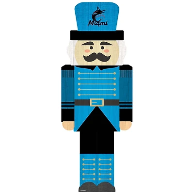 Miami Marlins 31'' Nutcracker Leaner