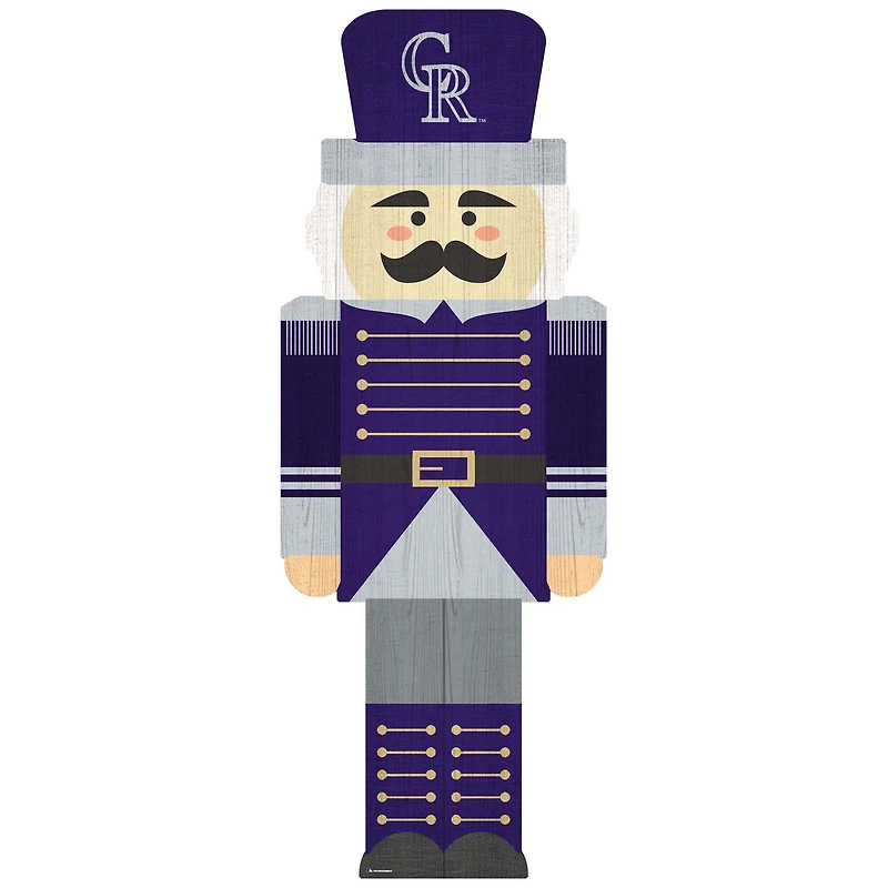 Colorado Rockies 31'' Nutcracker Leaner