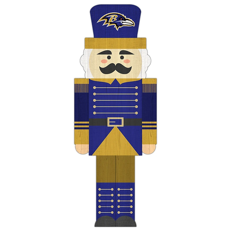 Baltimore Ravens 31'' Nutcracker Leaner