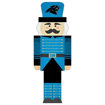 Carolina Panthers 31'' Nutcracker Leaner