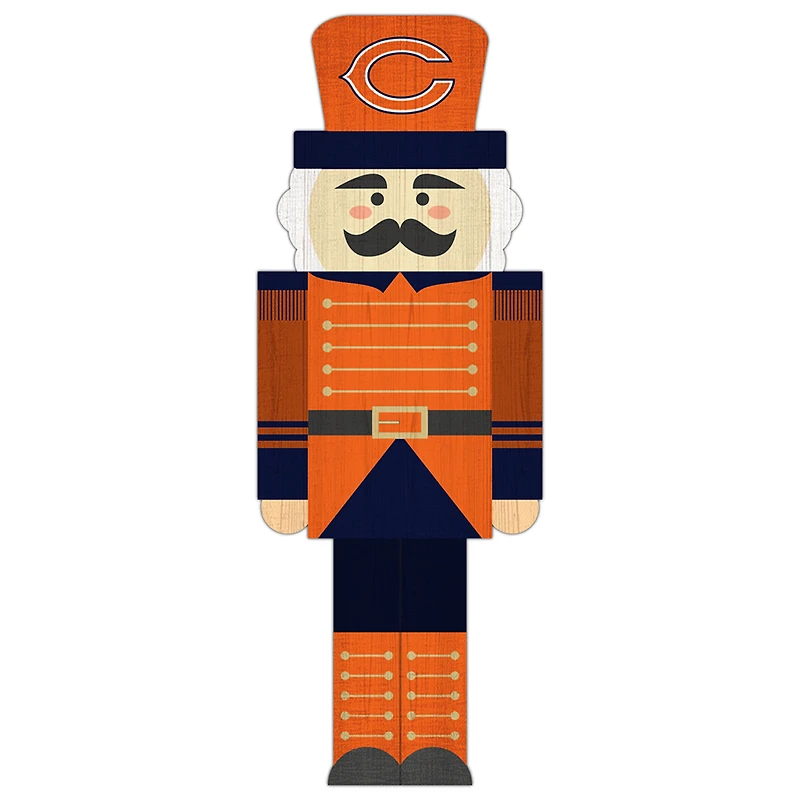 Chicago Bears 31'' Nutcracker Leaner