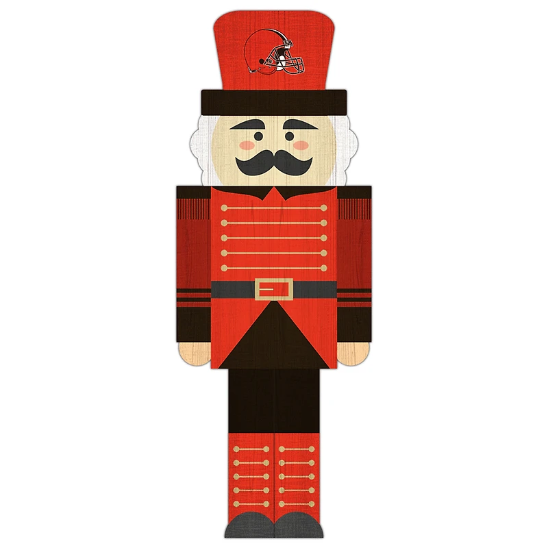 Cleveland Browns 31'' Nutcracker Leaner