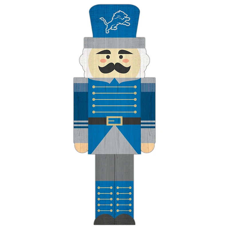 Detroit Lions 31'' Nutcracker Leaner