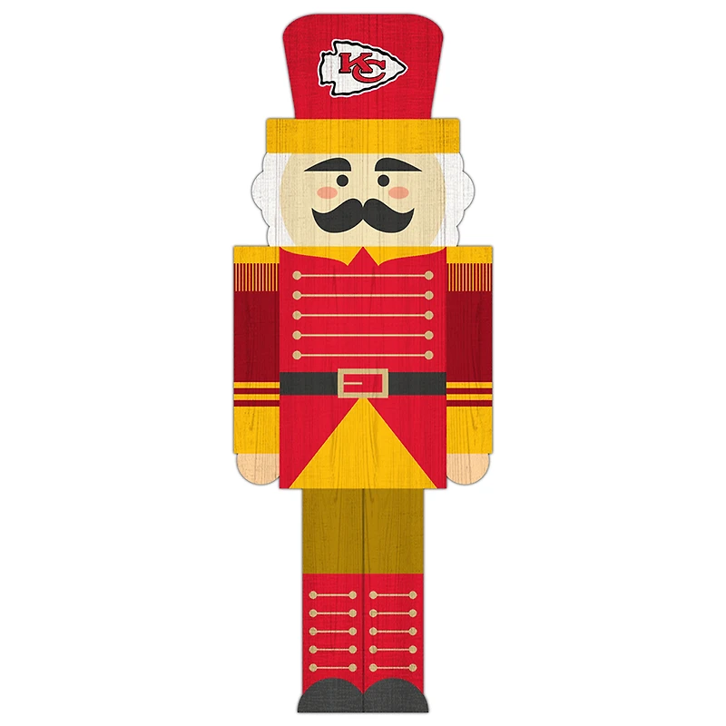 Kansas City Chiefs 31'' Nutcracker Leaner