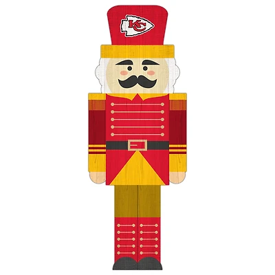 Kansas City Chiefs 31'' Nutcracker Leaner