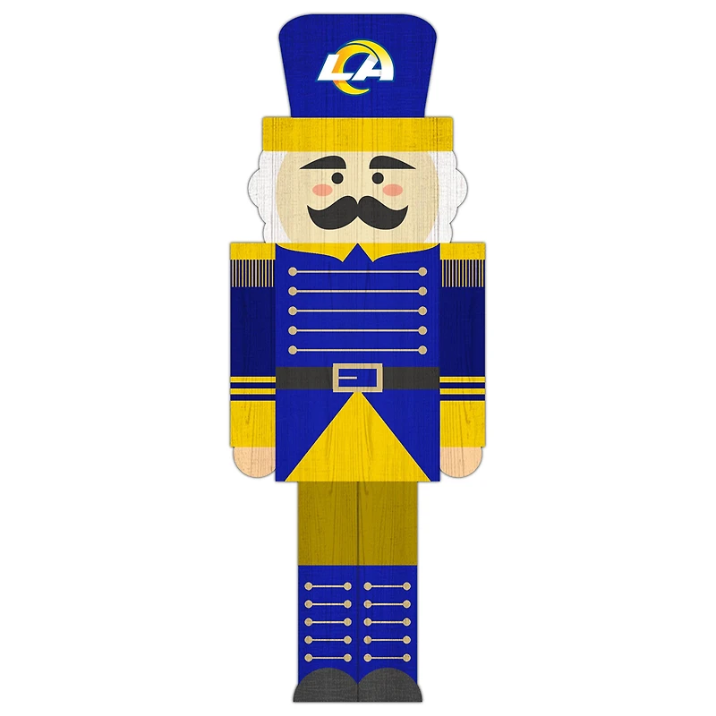 Los Angeles Rams 31'' Nutcracker Leaner