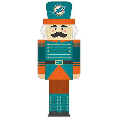 Miami Dolphins 31'' Nutcracker Leaner
