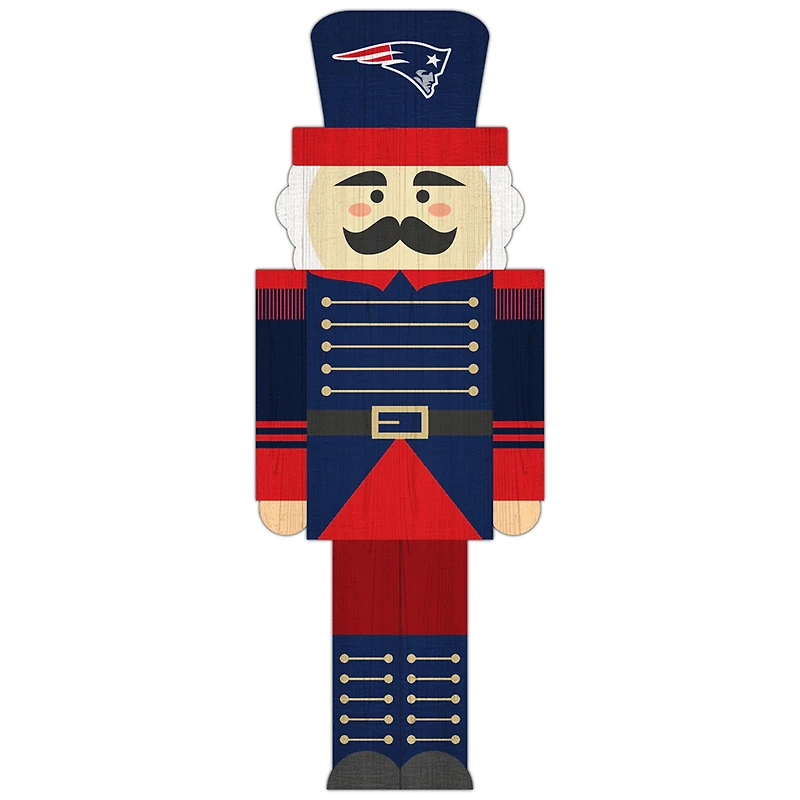 New England Patriots 31'' Nutcracker Leaner