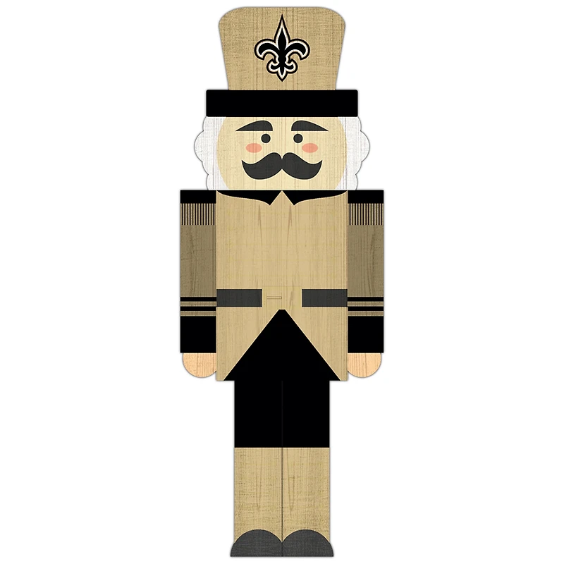 New Orleans Saints 31'' Nutcracker Leaner